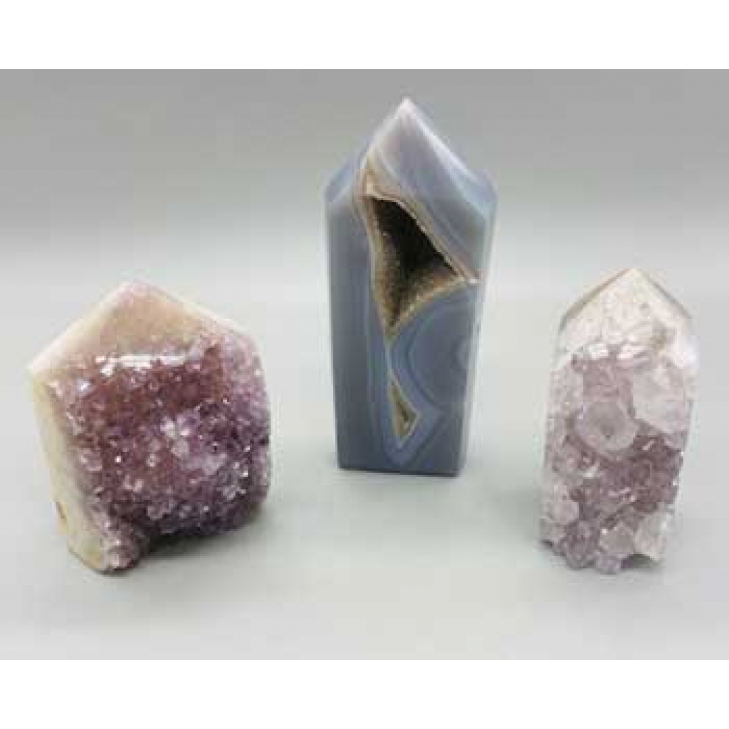 .4 to .6 lb Amethyst Obelisk with Druse