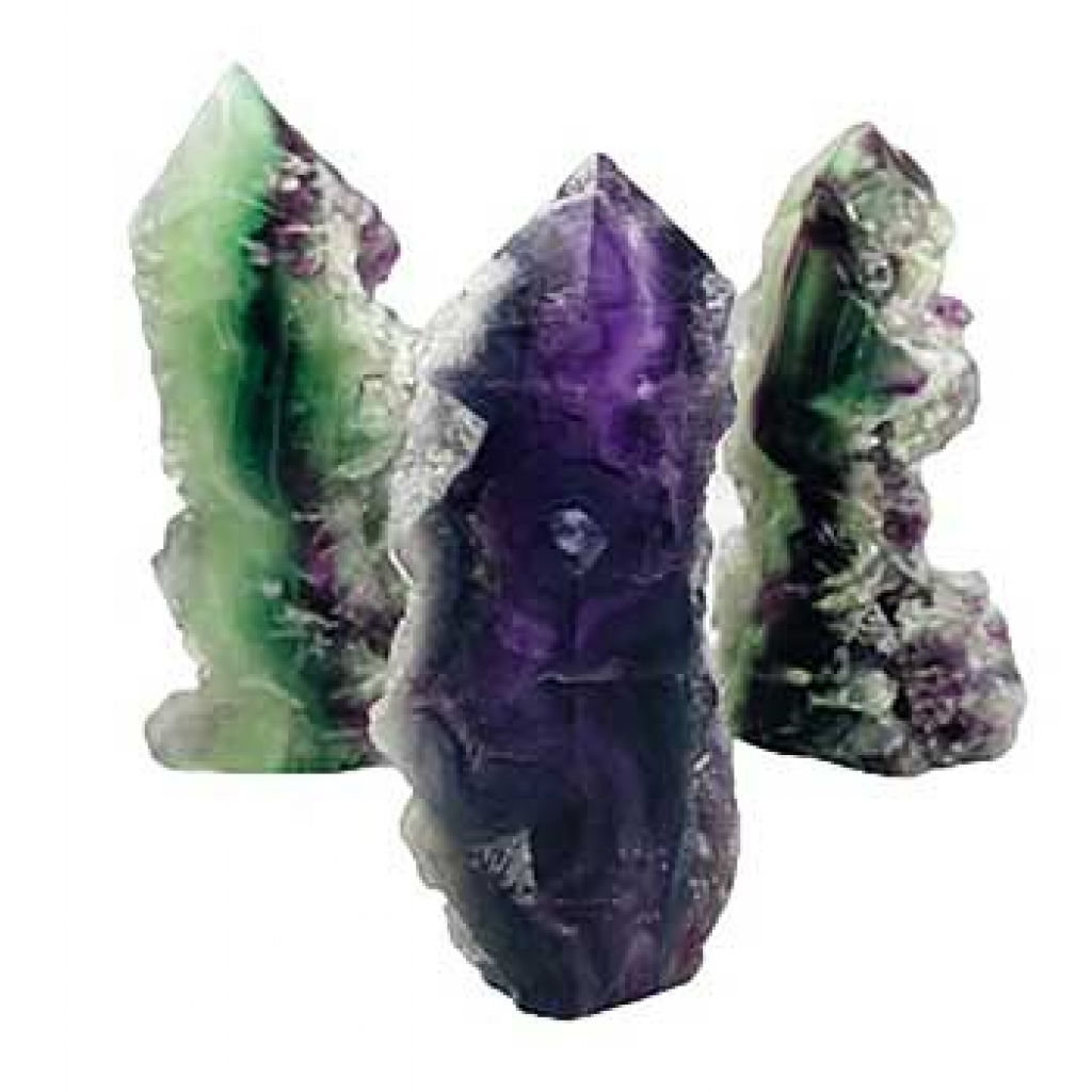 Fluorite Natural One Side Obelisk - ~.4-.7 lbs