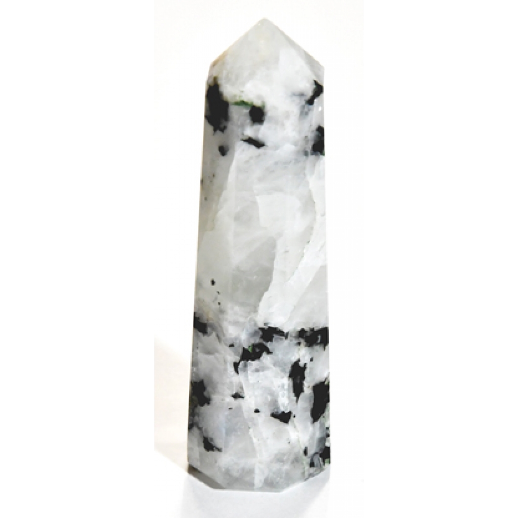 Rainbow Moonstone Obelisk - 1 3/4