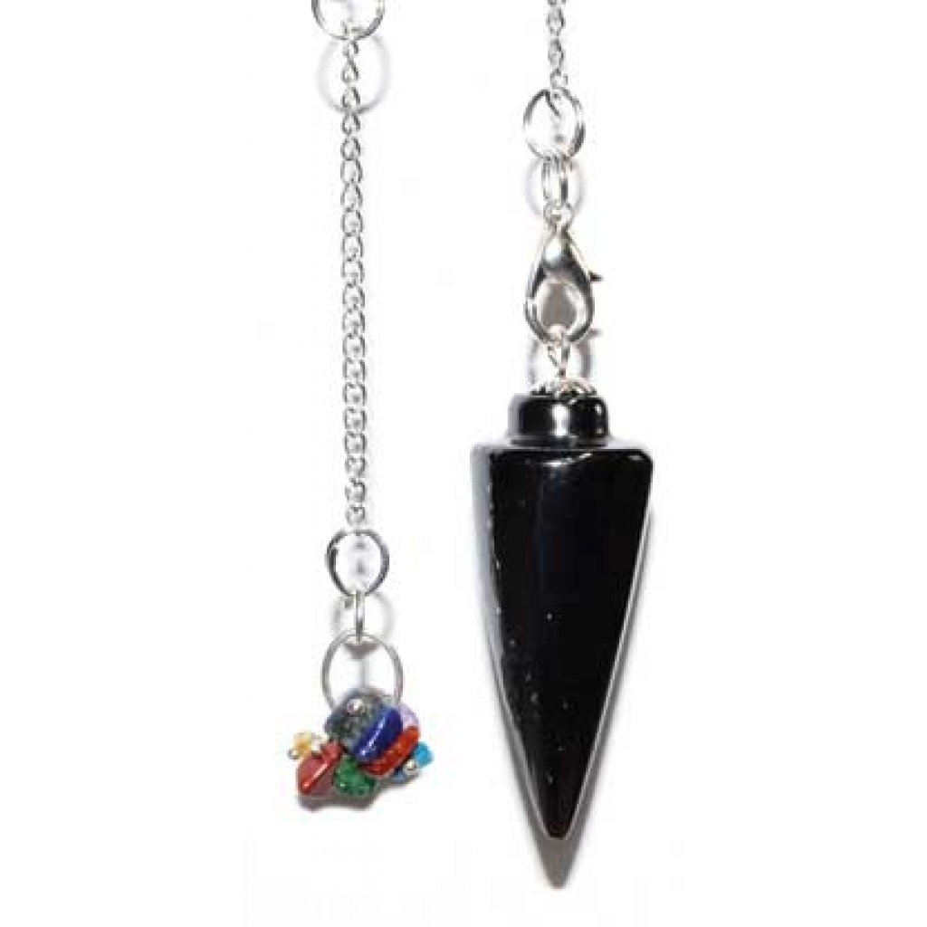 Hematite 7 Chakra Pendulum