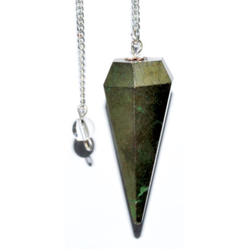 6-sided Pyrite Pendulum for Intuition and Protection