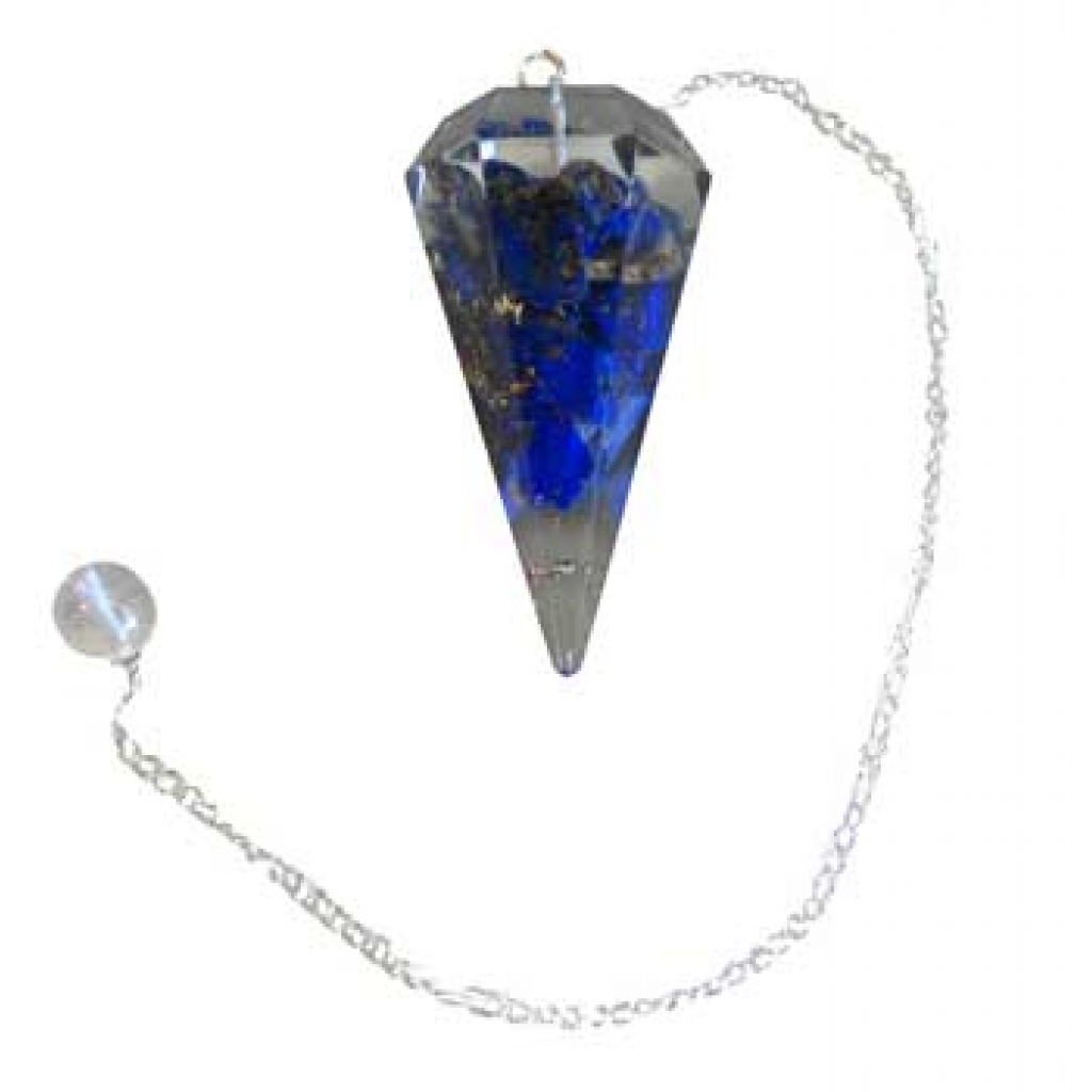 Lapis Orgone Pendulum for Enhanced Divination