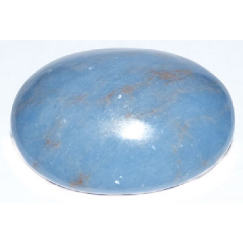 Angelite Palm Stone - Spiritual Comfort