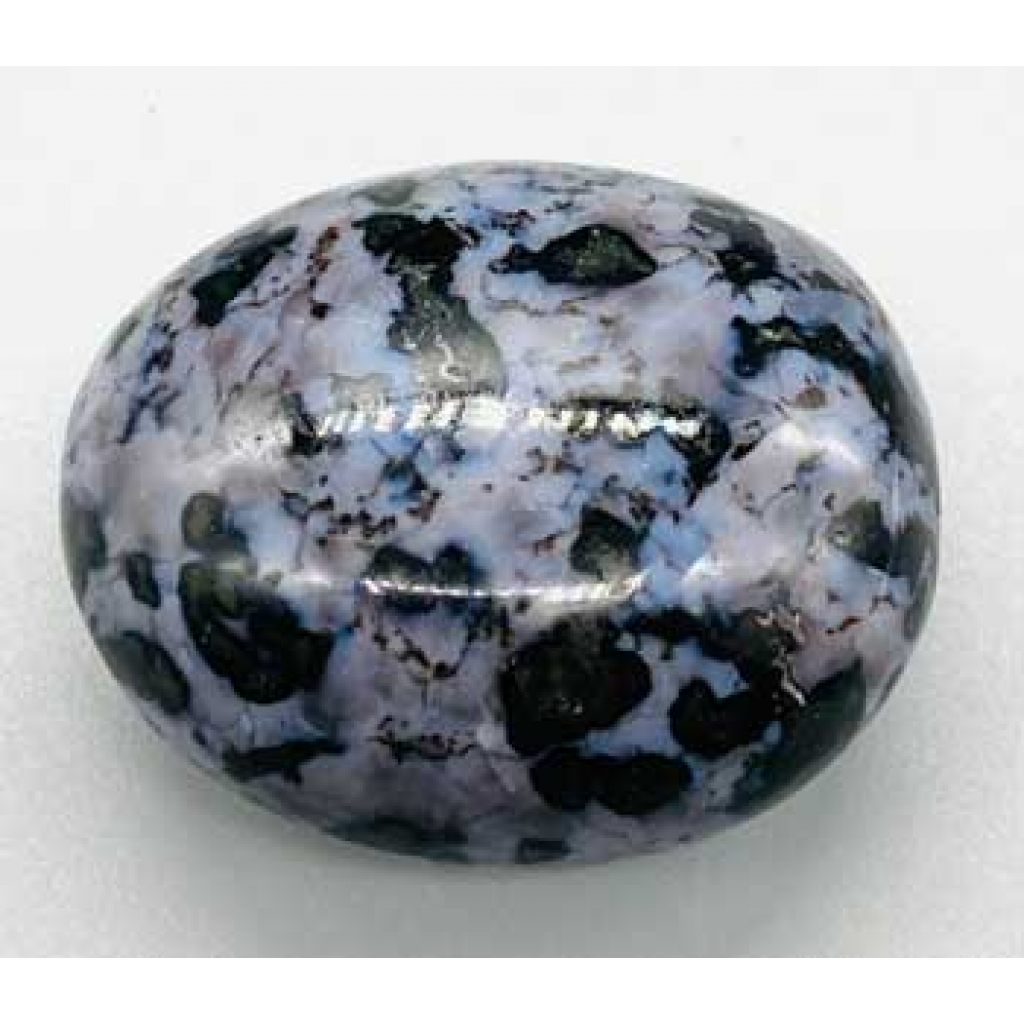 Indigo Gabbro Palm Stone for Strength and Courage