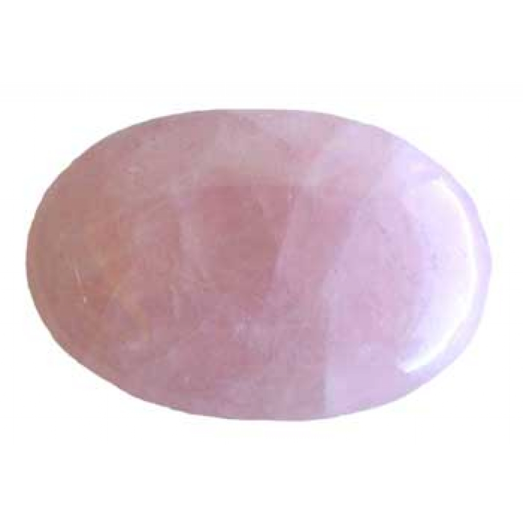 Rose Quartz Palm Stone - Comfort and Healing