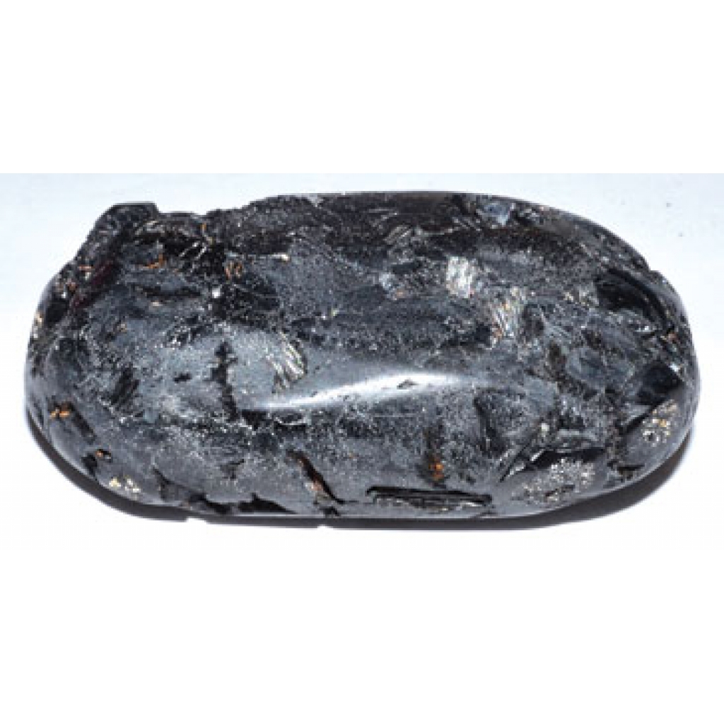 Black Tourmaline Palm Stone - Grounding Protection Tool