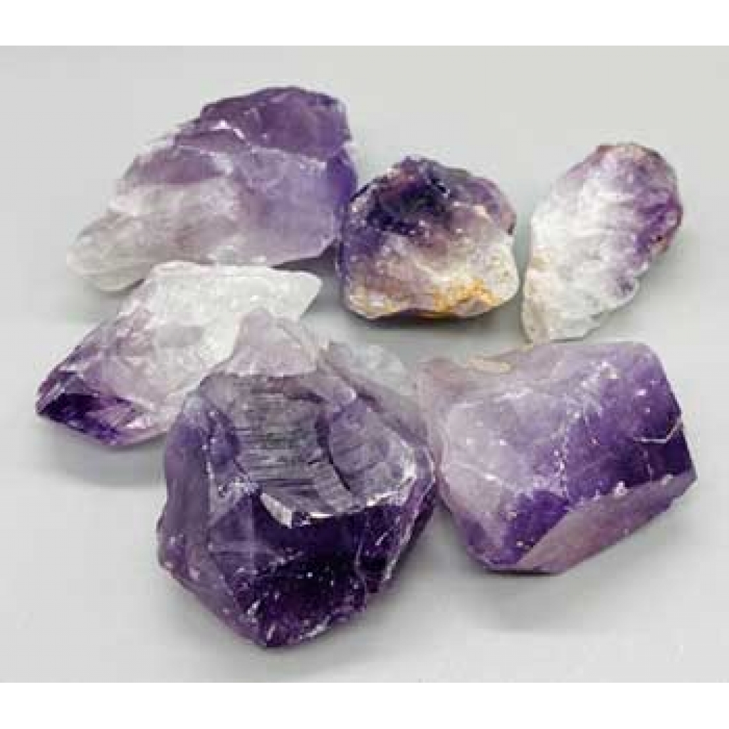 1 lb Rough Amethyst Points