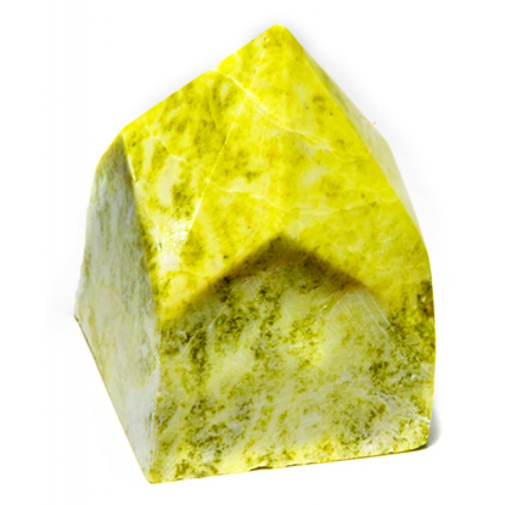 Yellow Jade Top Polished Point: Confidence and Abundance