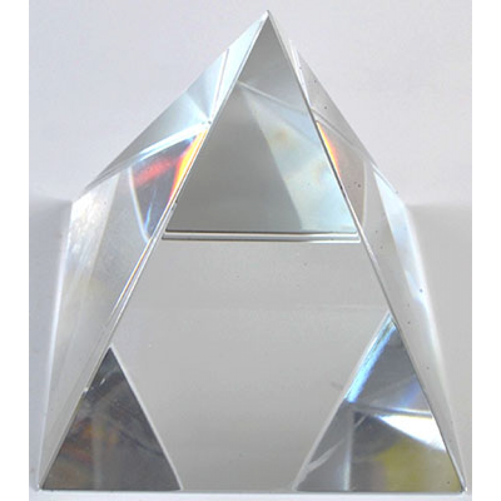 10cm Crystal Pyramid - Enchanting Elegance