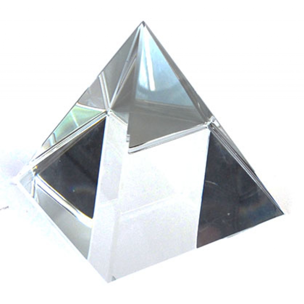 6cm Crystal Pyramid for Elegance and Energy