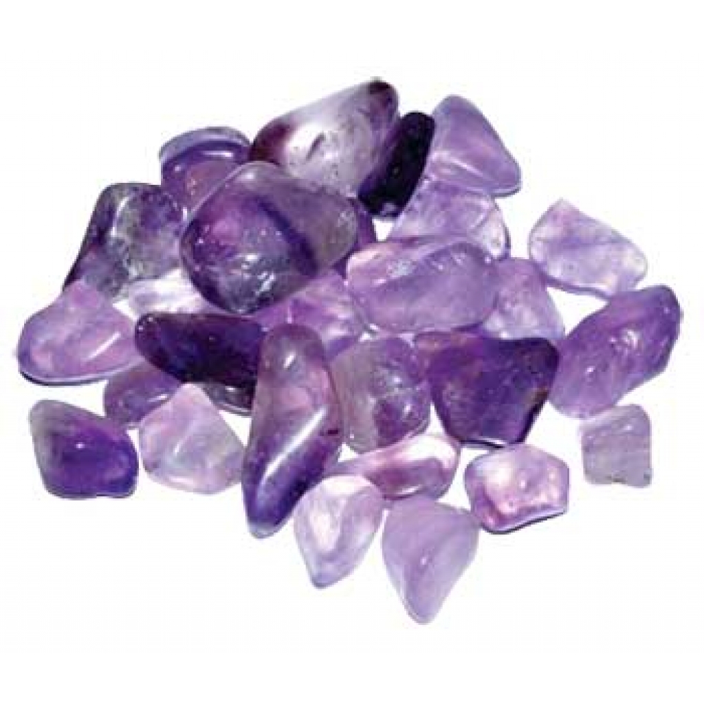 1 lb Amethyst Tumbled Stones - Spiritual Peace