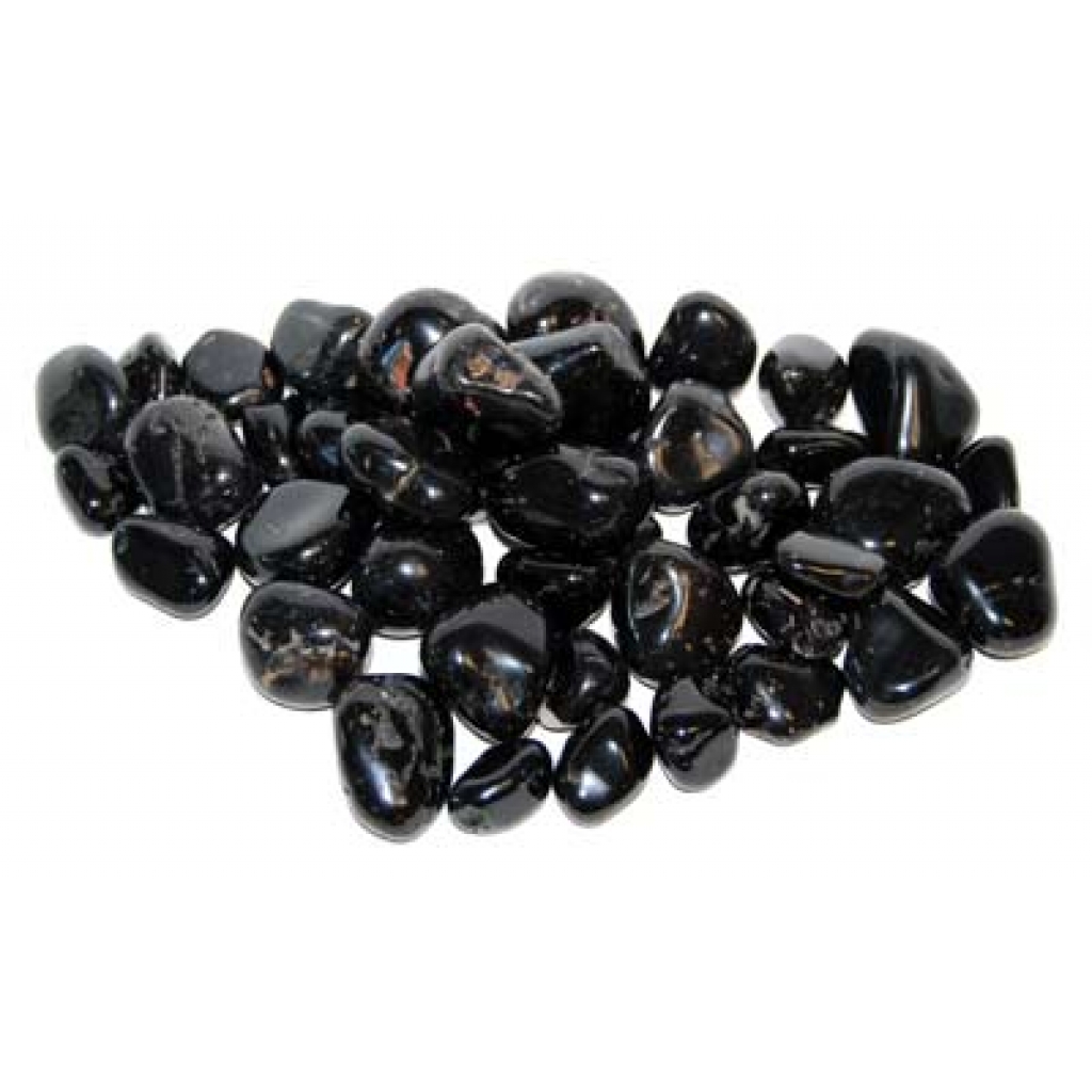 1 lb Black Onyx Tumbled Stones for Grounding