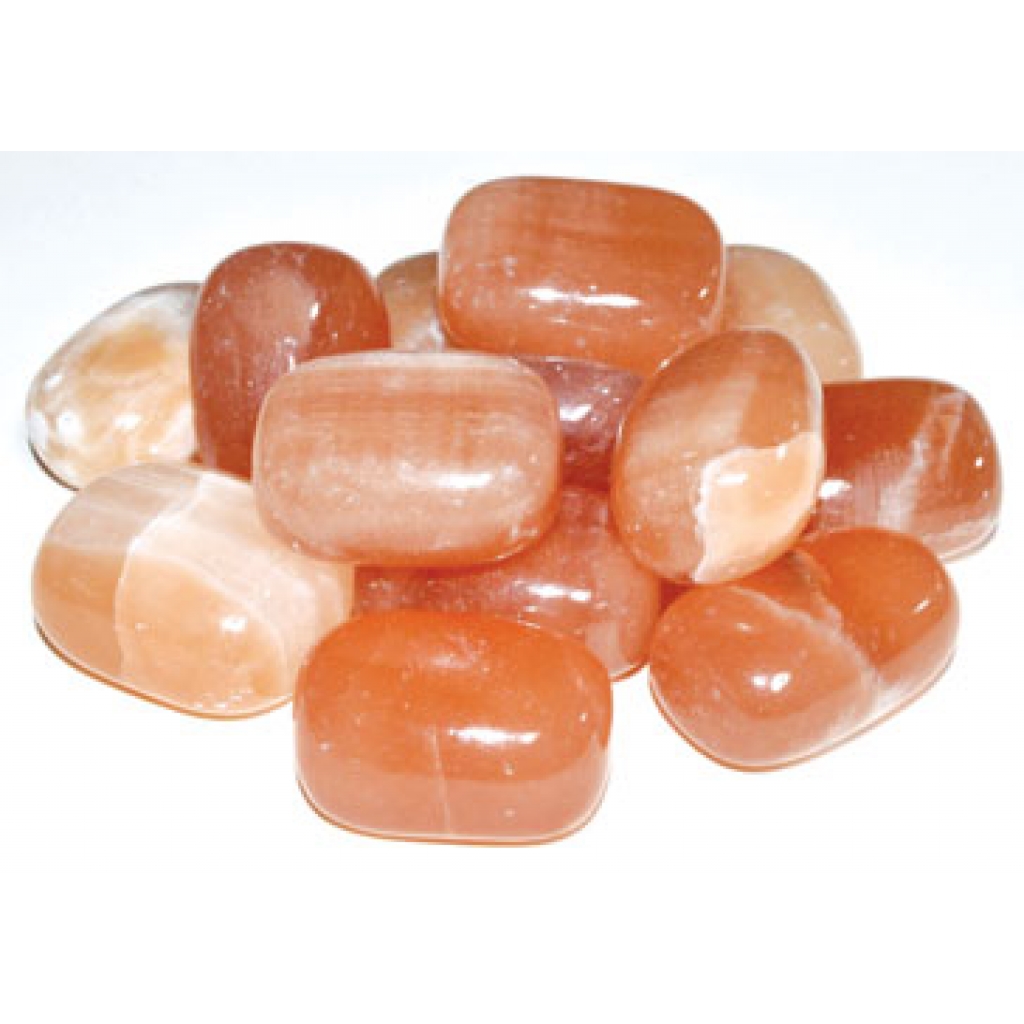 1 lb Honey Calcite Tumbled Stones