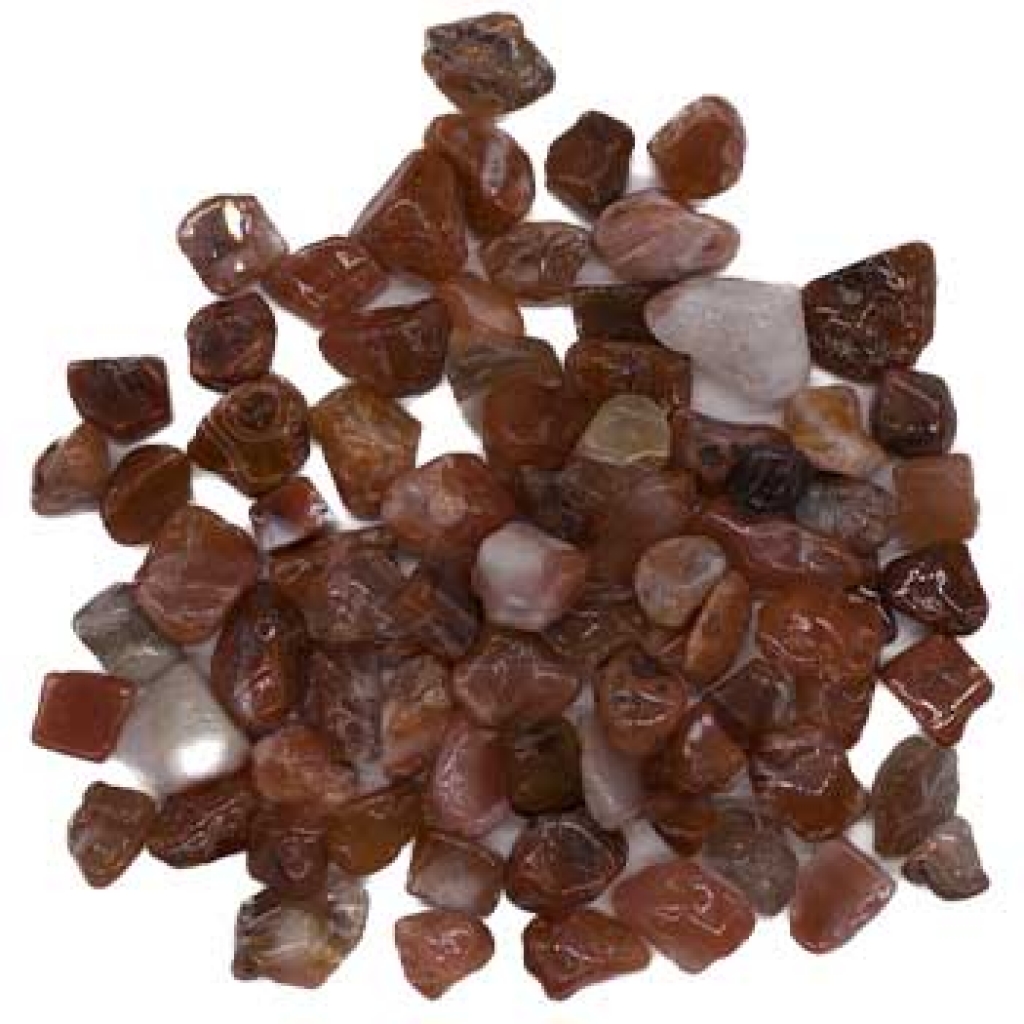 1 lb Carnelian Tumbled Nugget Stones - Grounding and Cleansing