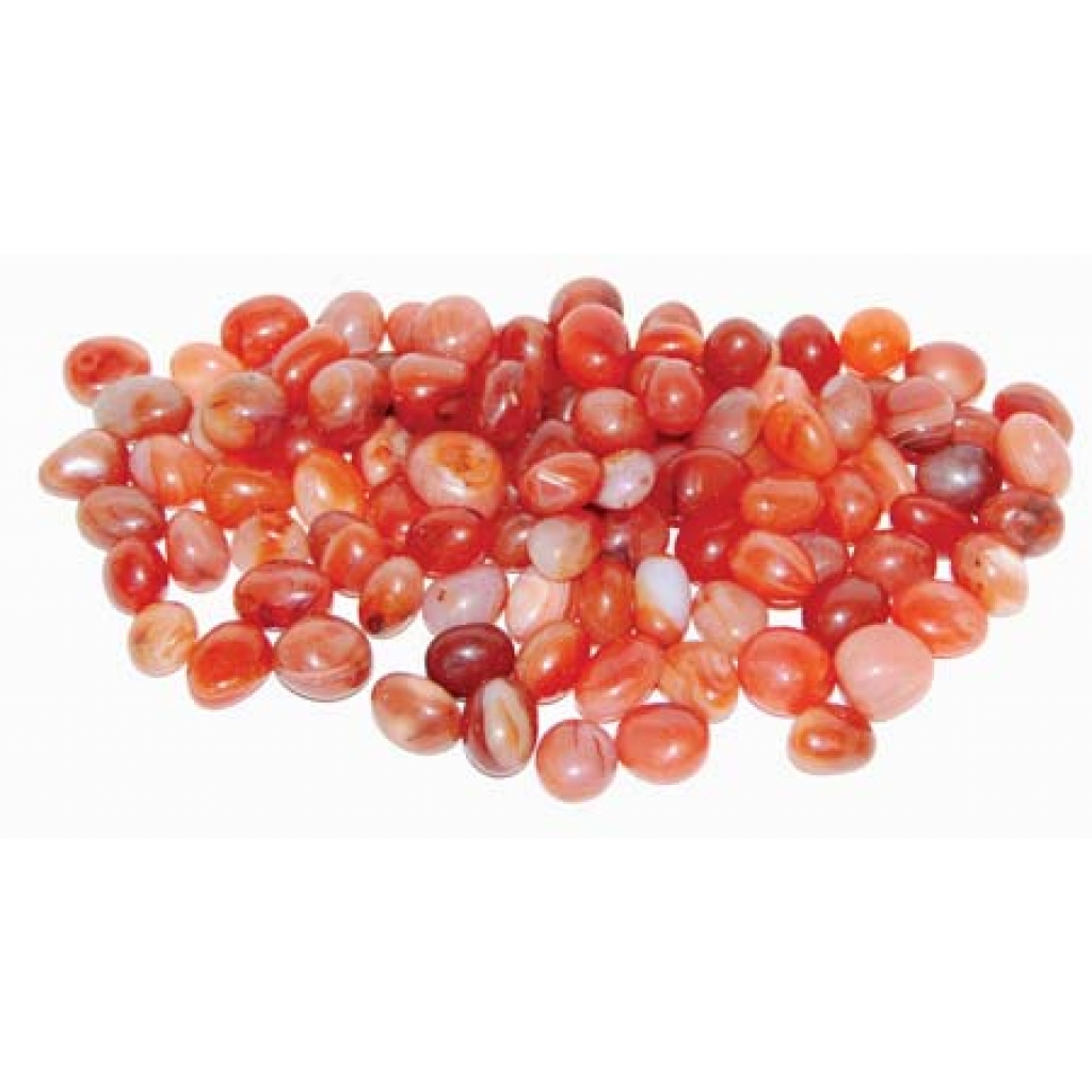 1 lb Premium Carnelian Tumbled Stones