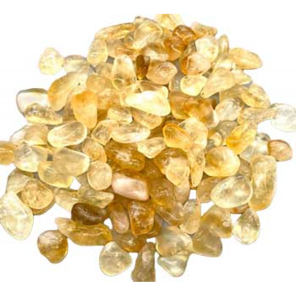 1 lb Citrine Tumbled Stones for Prosperity