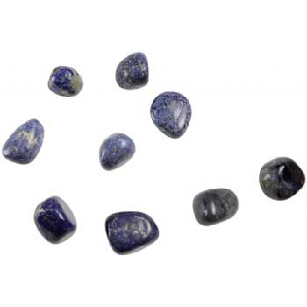 1 lb Dumortierite Tumbled Stones for Confidence