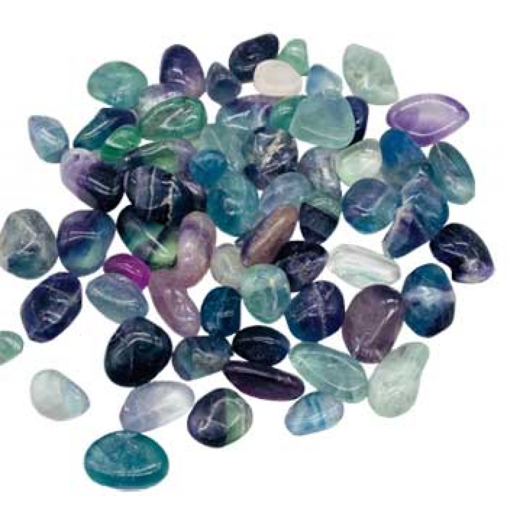 1 lb Fluorite Tumbled Nuggets - 8-15mm