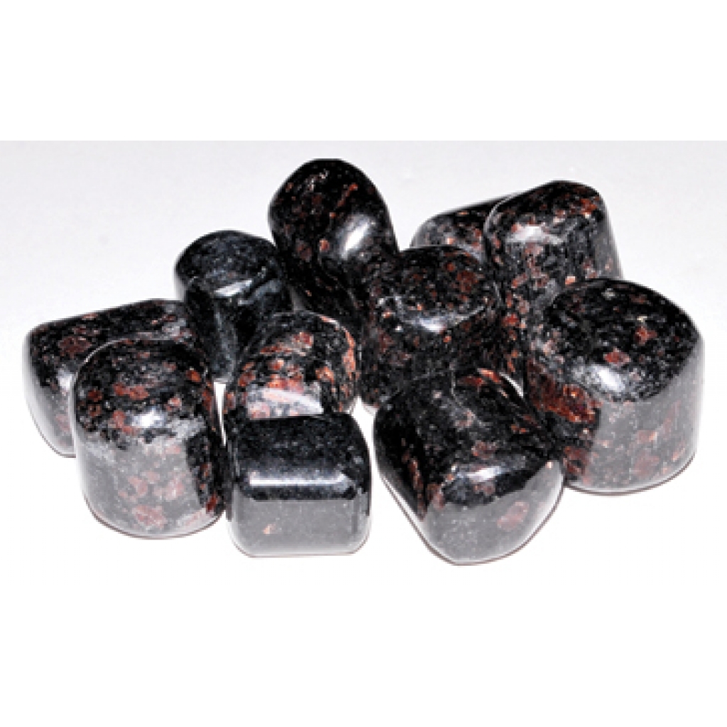 1 lb Garnet in Boitite Tumbled Stones - Healing and Clarity