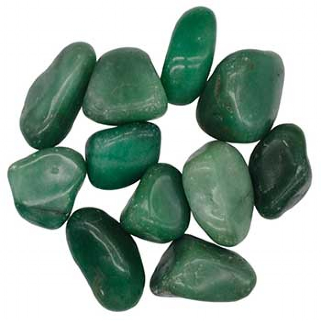 1 lb Green Aventurine Pebbles - Luck and Healing