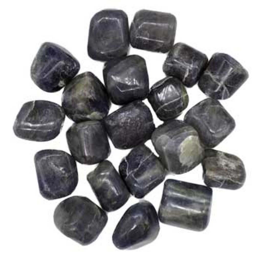 1 lb Iolite Tumbled Stones