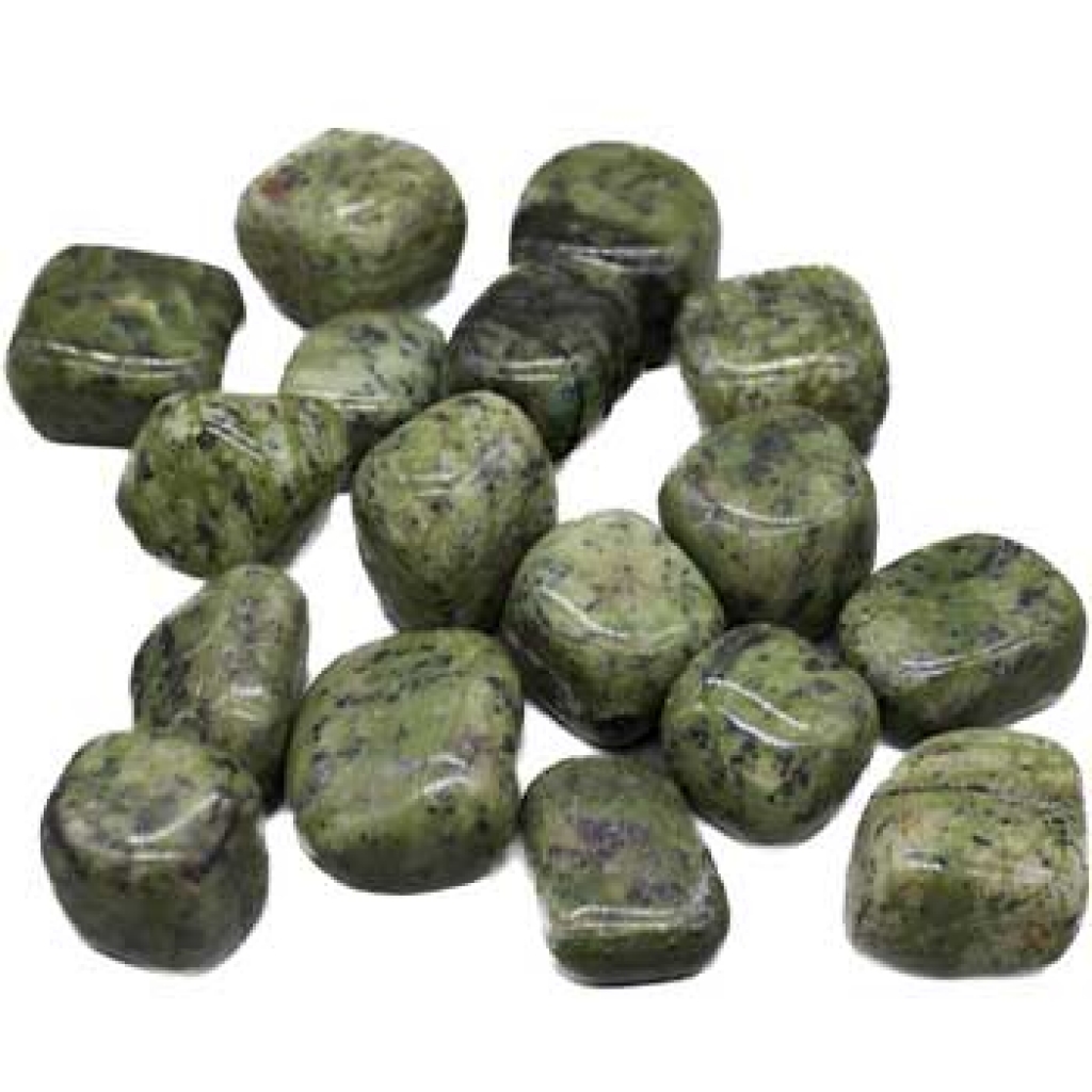 Jungle Jade Tumbled Stones - 1 lb