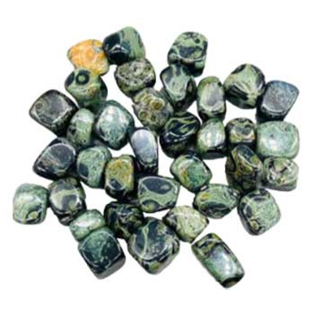 1 lb Kambaba Jasper Tumbled Stones for Peace and Tranquility