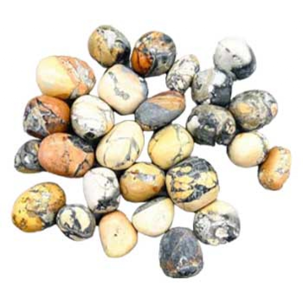 1 lb Maligano Jasper Tumbled Stones