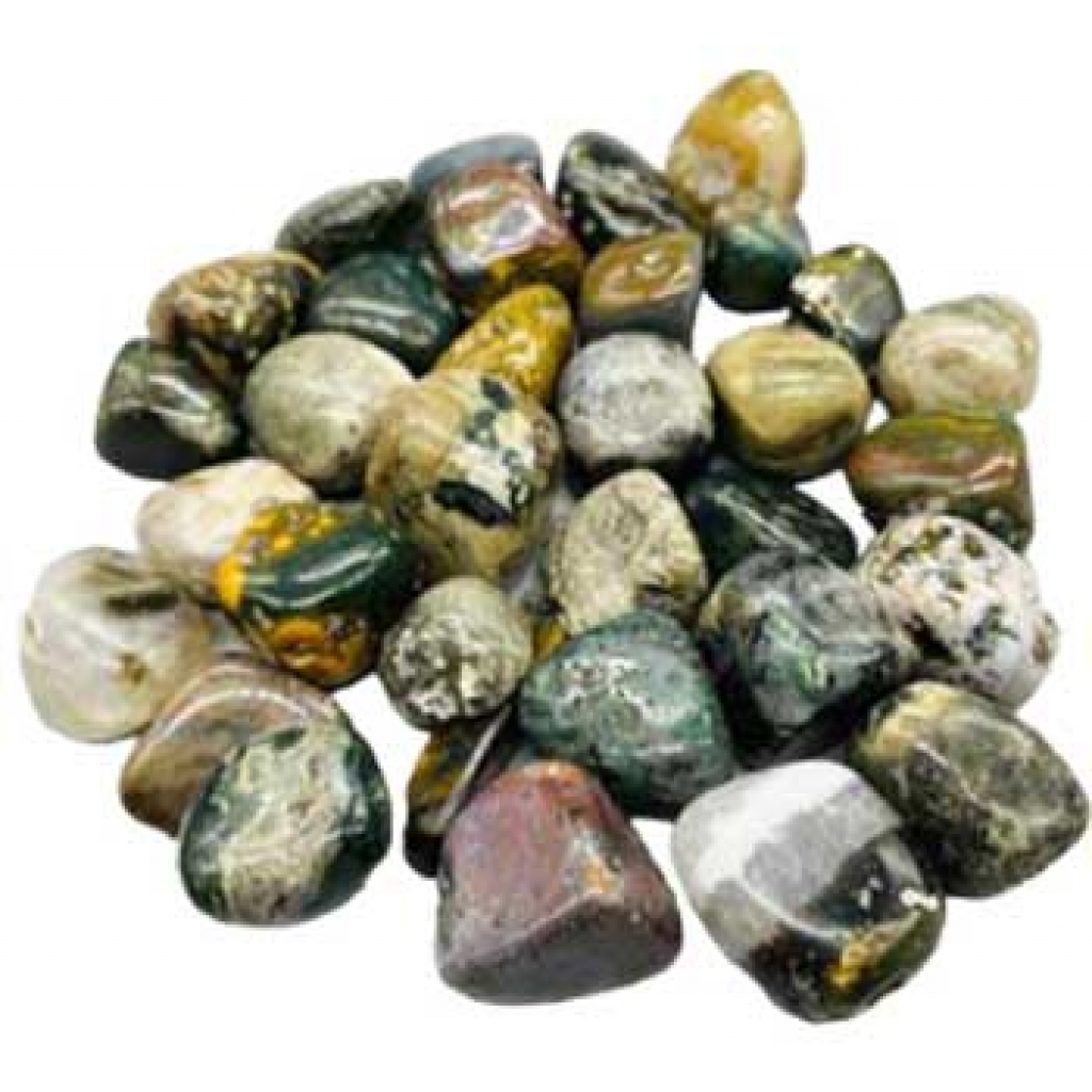 Ocean Jasper Tumbled Stones - 1 lb