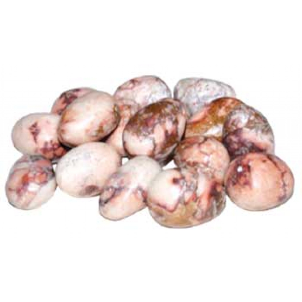 1 lb Pink Jasper Tumbled Stones: Empowering Energy