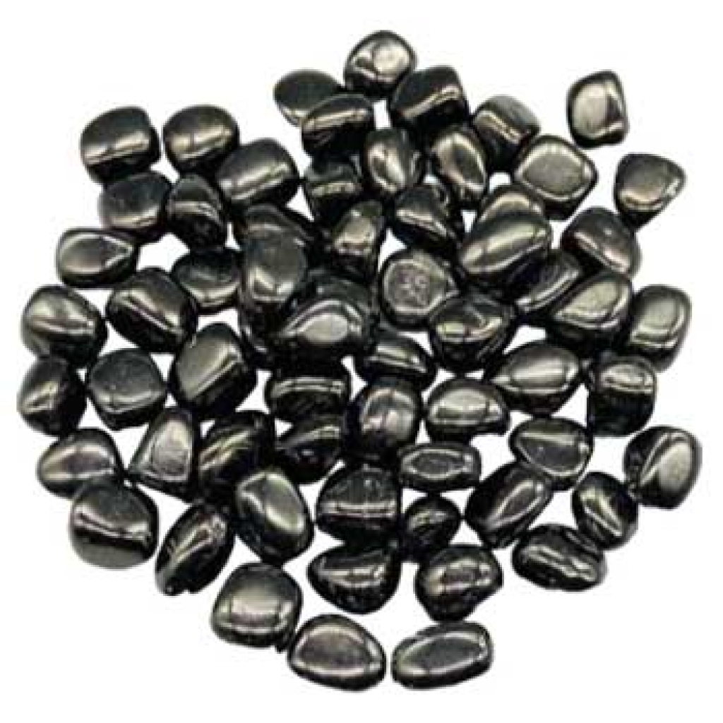 1 lb Tumbled Jet Stones for Protection