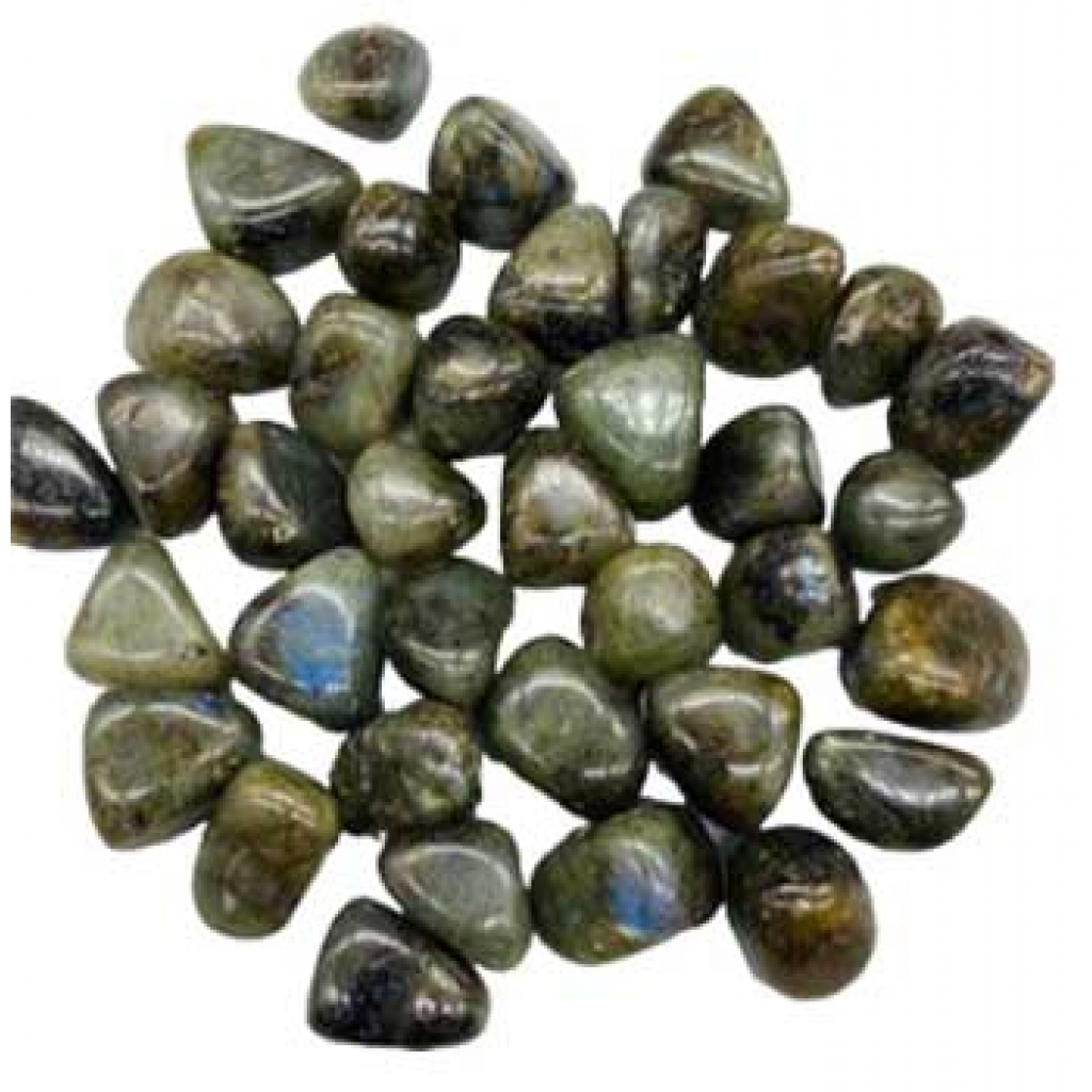 1 lb Labradorite Tumbled Stones - Aura Protection