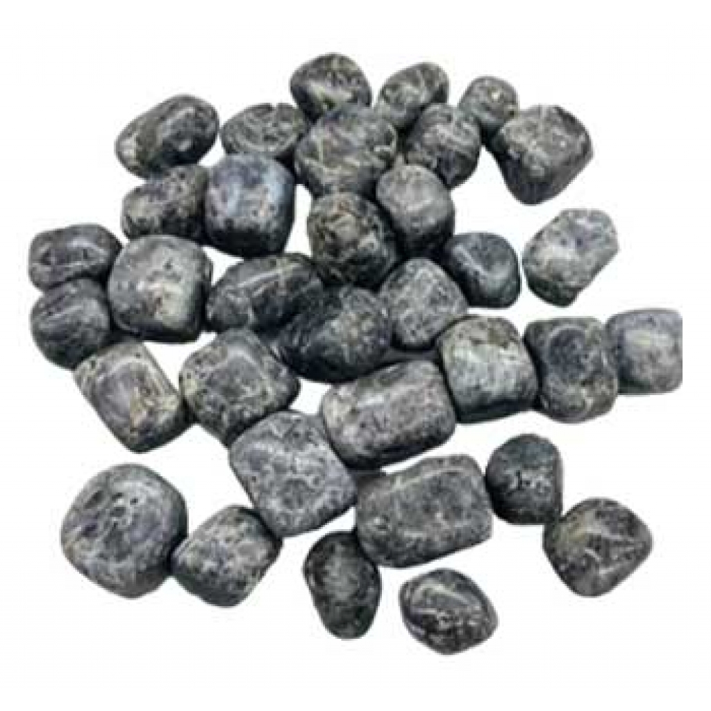 1 lb Larvikite Tumbled Stones for Grounding