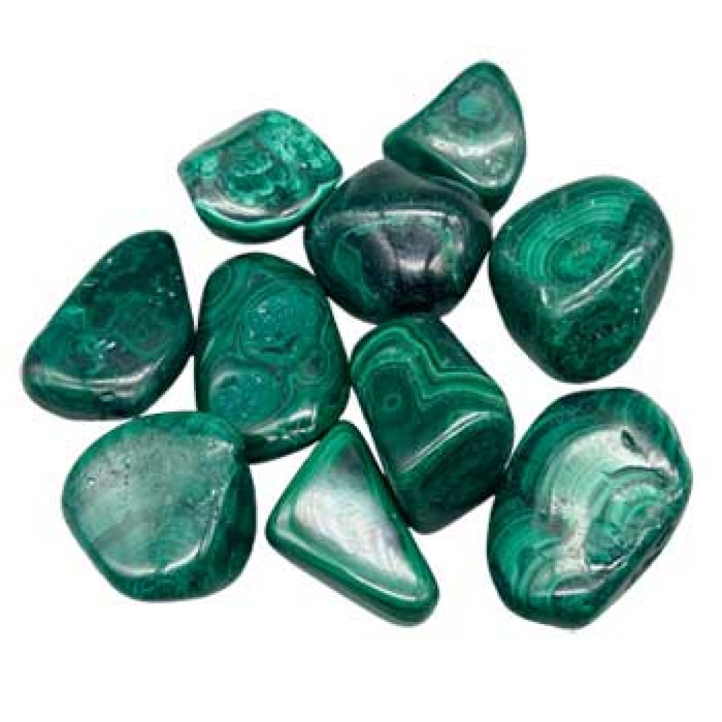 1 lb Authentic Malachite Pebbles