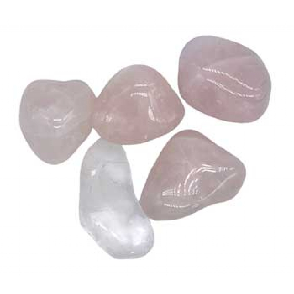 Rose Quartz Tumbled Pebbles - 1 lb