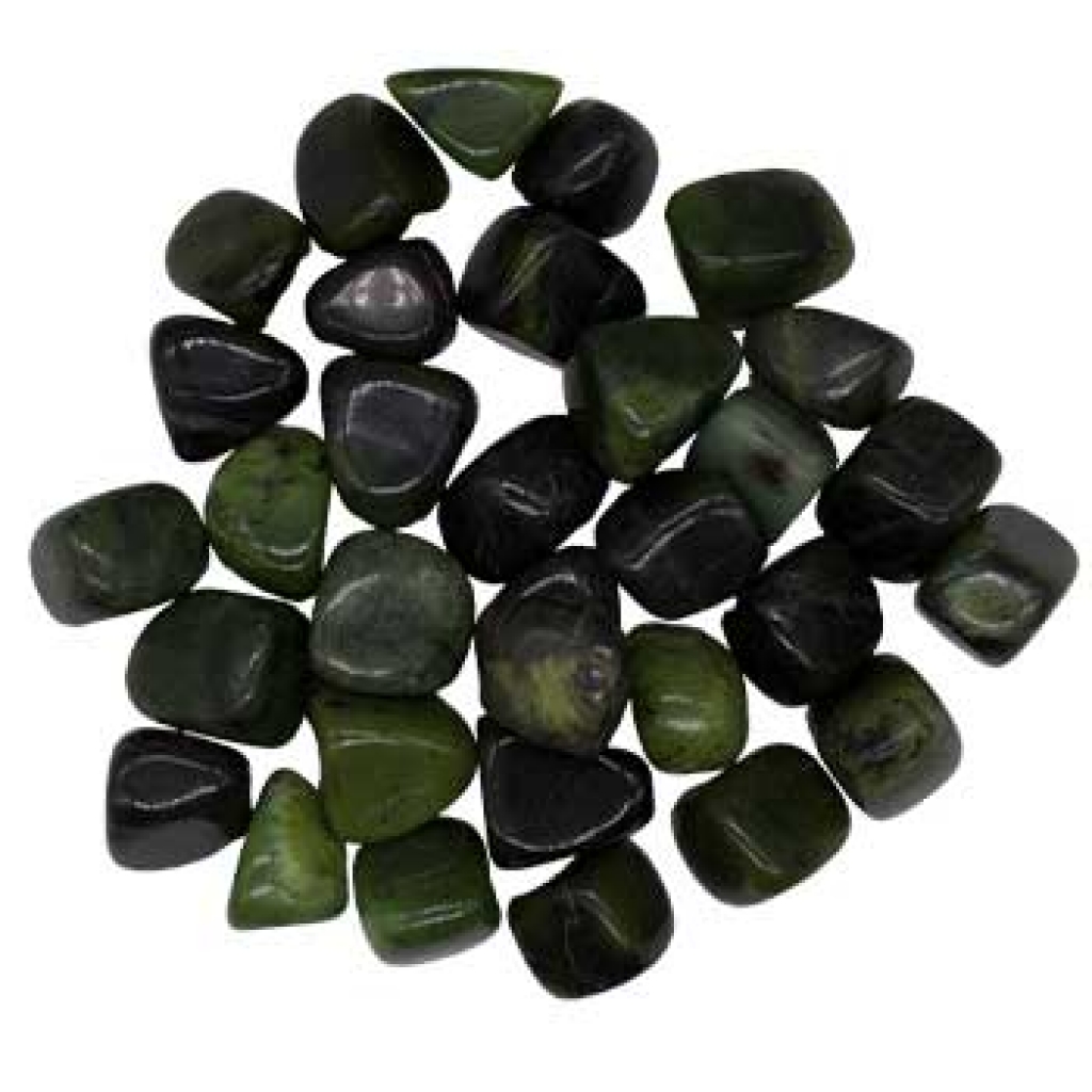 1 lb Serpentine Tumbled Stones - Meditation Aid