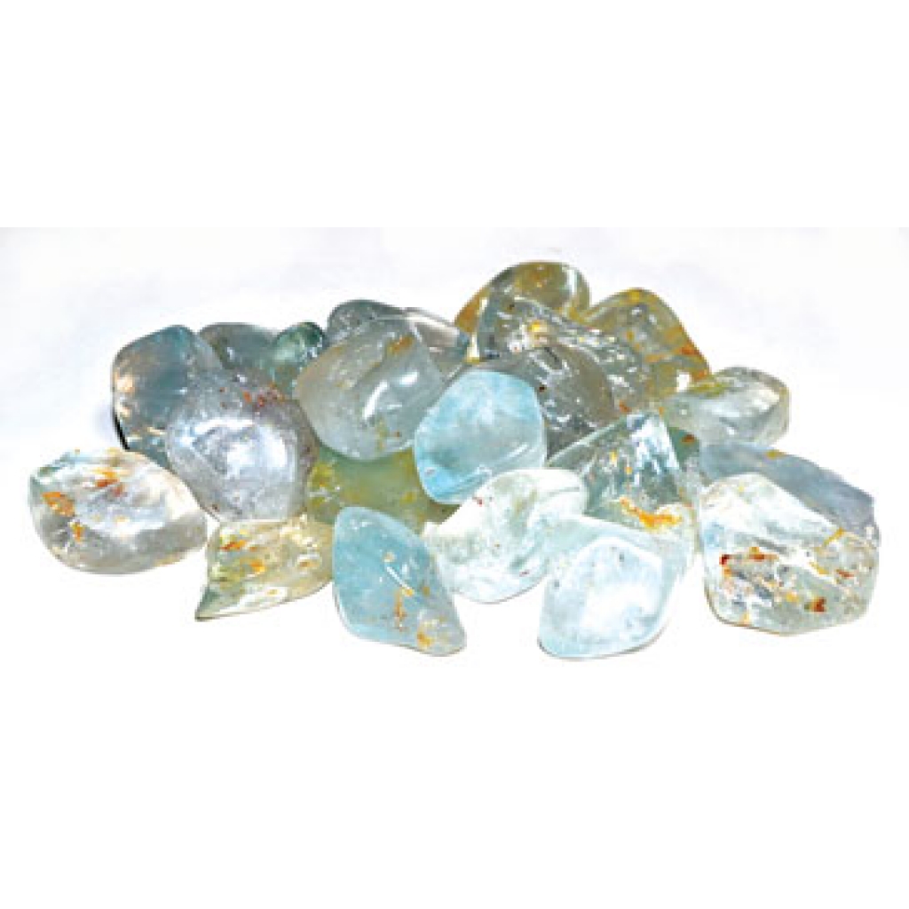 1 lb Blue Topaz Tumbled Stones