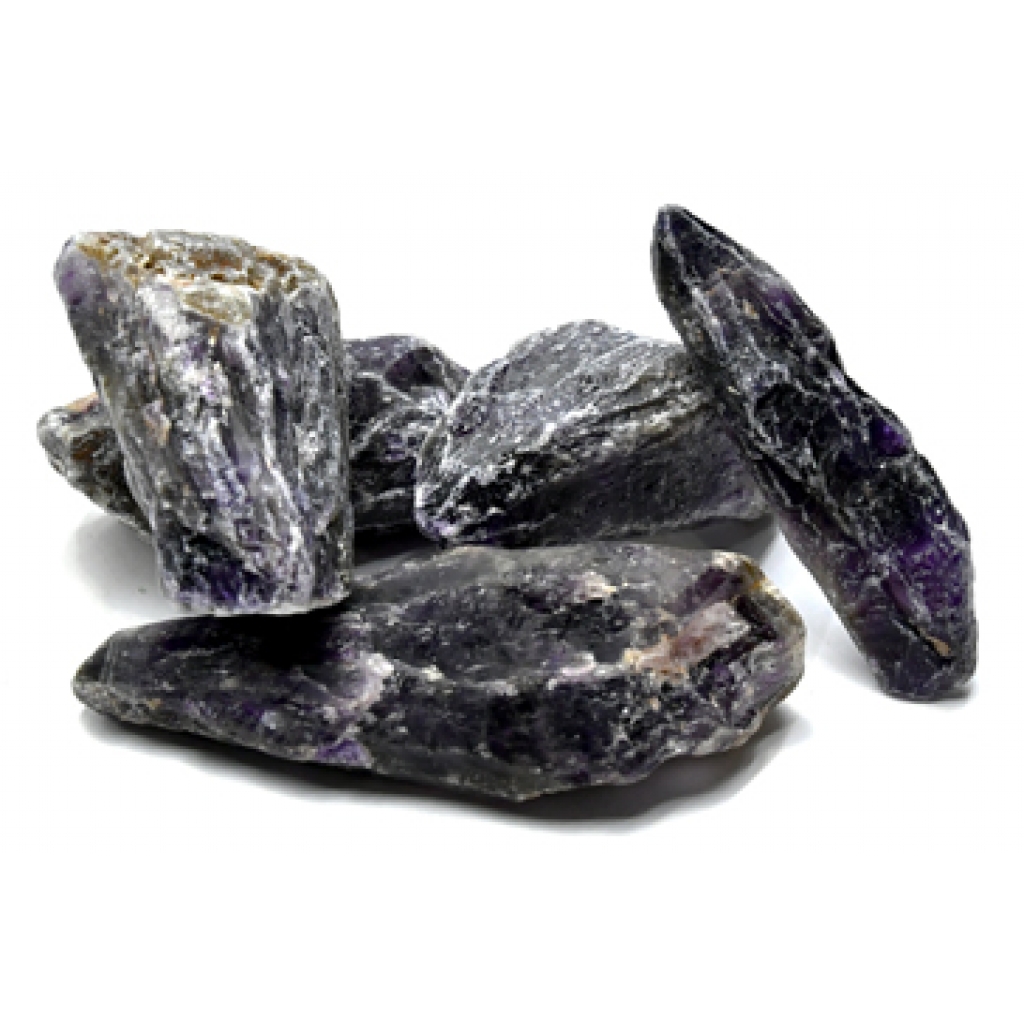 Premium Untumbled AA Grade Amethyst - 1 lb from Madagascar