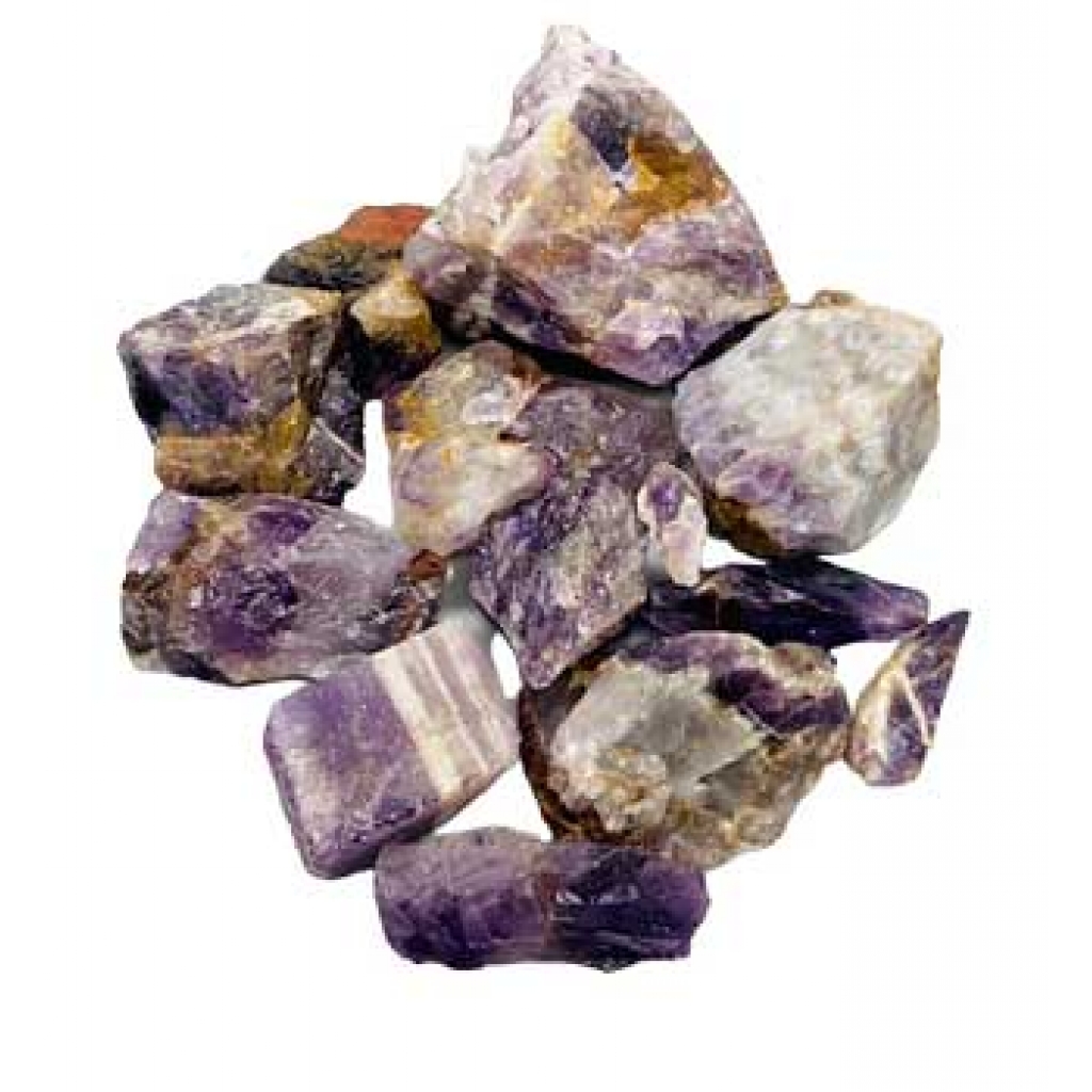 1 lb Untumbled Amethyst Stones for Tranquility