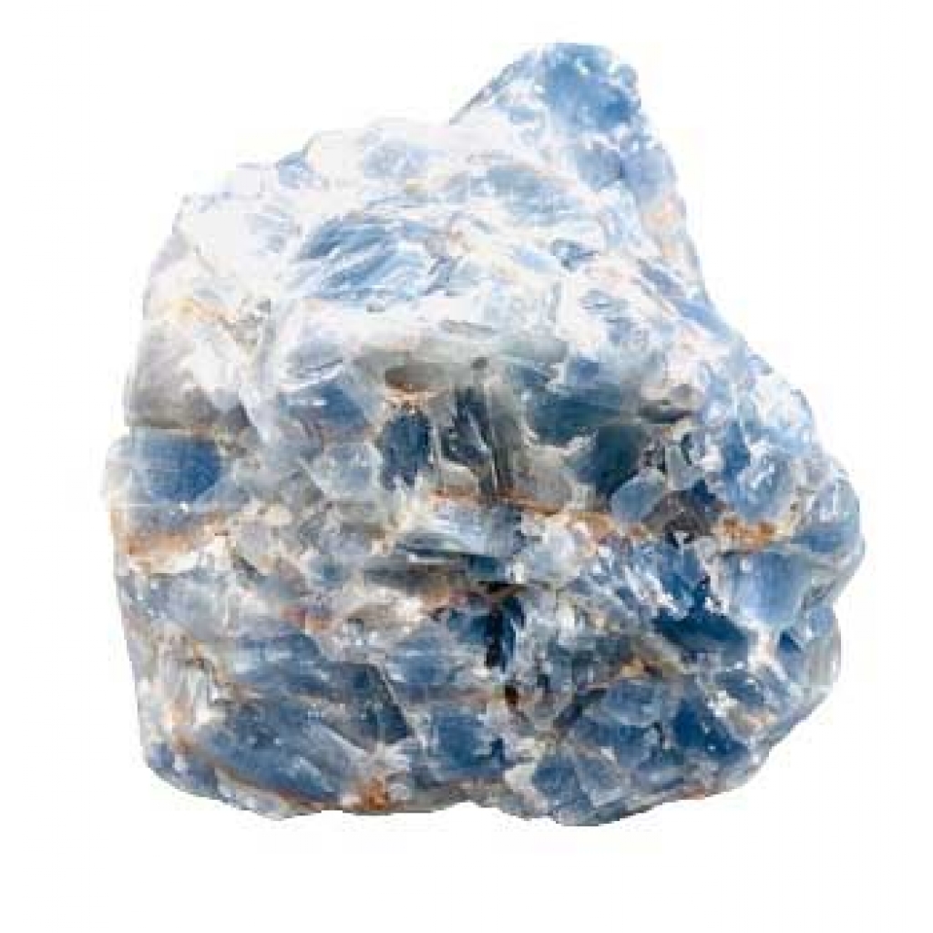 1.5-2.5# Blue Calcite Untumbled Stones - Soothing Vibrations