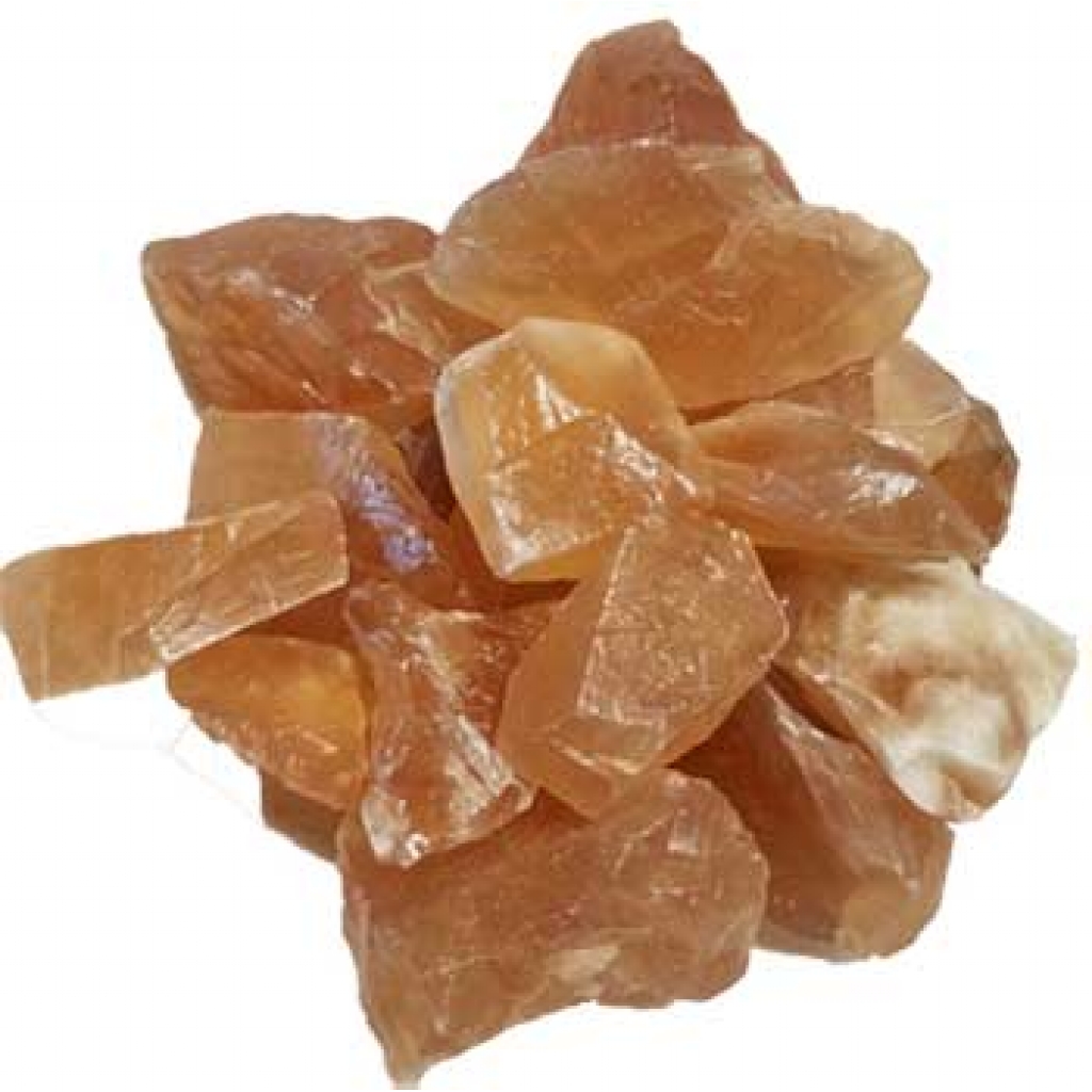 1 lb Honey Calcite Untumbled Stones for Emotional Healing