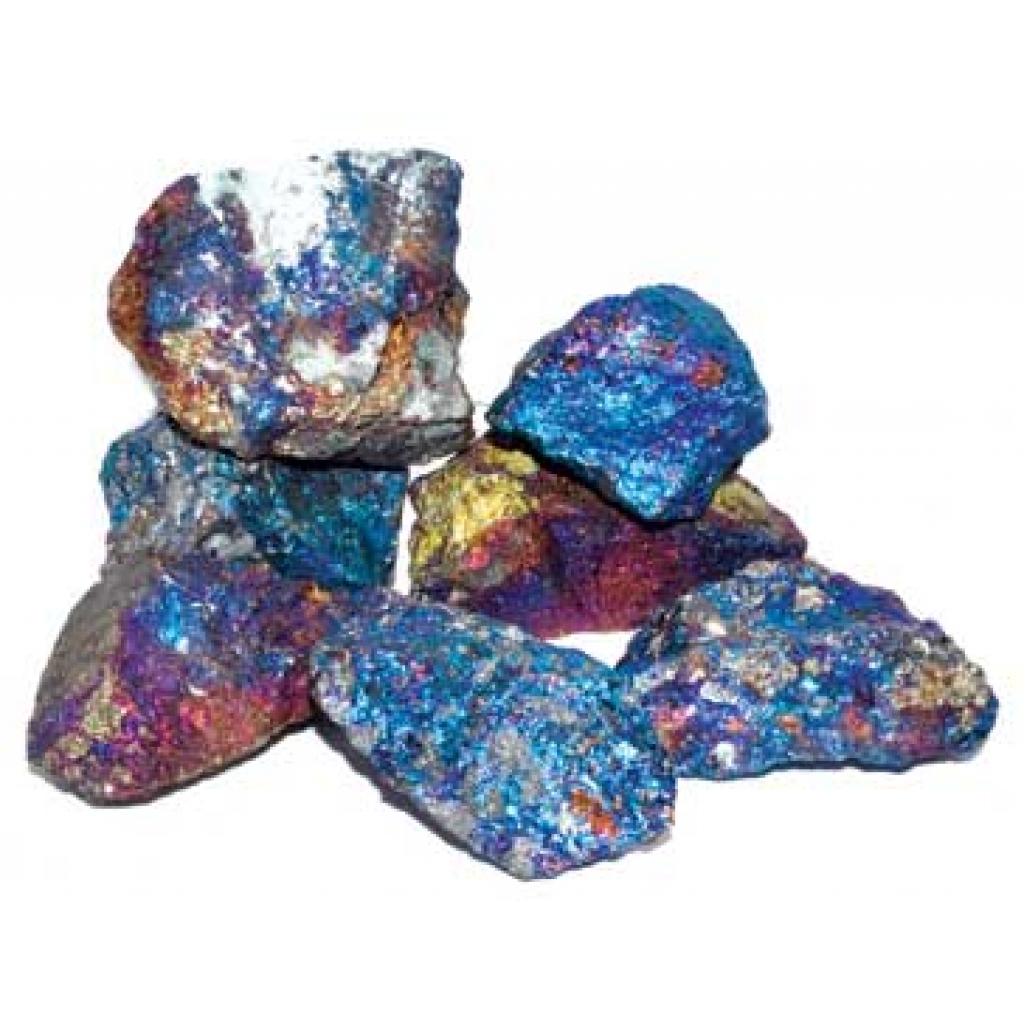 1 lb Untumbled Chalcopyrite Stone Chips