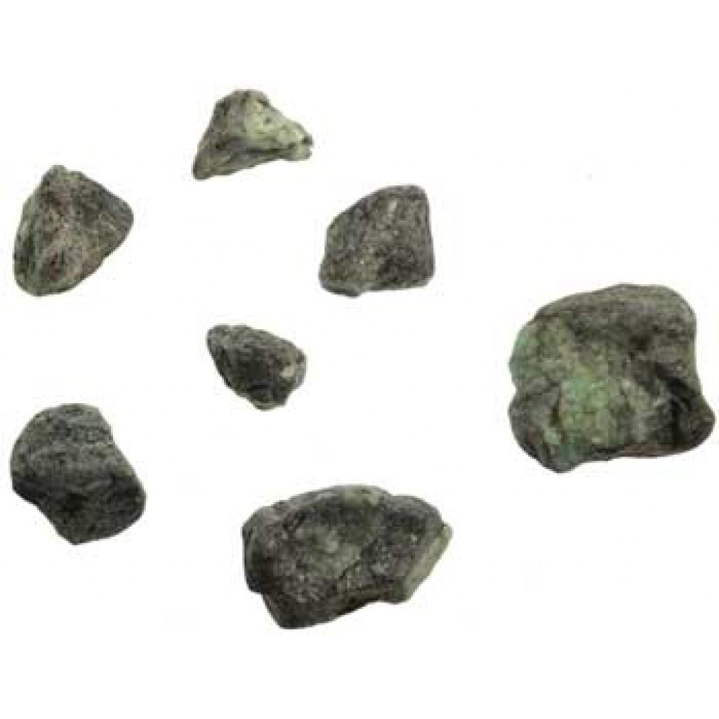 1 lb Emerald Untumbled Stones