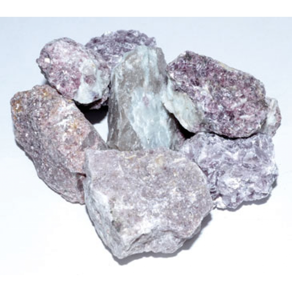 1 lb Lepidolite Untumbled Stones - Mood Stabilizers