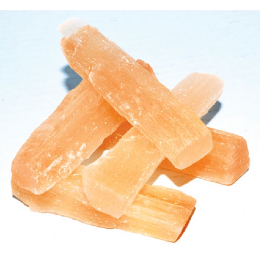 Orange Selenite Mini Sticks - 5 Pack (3