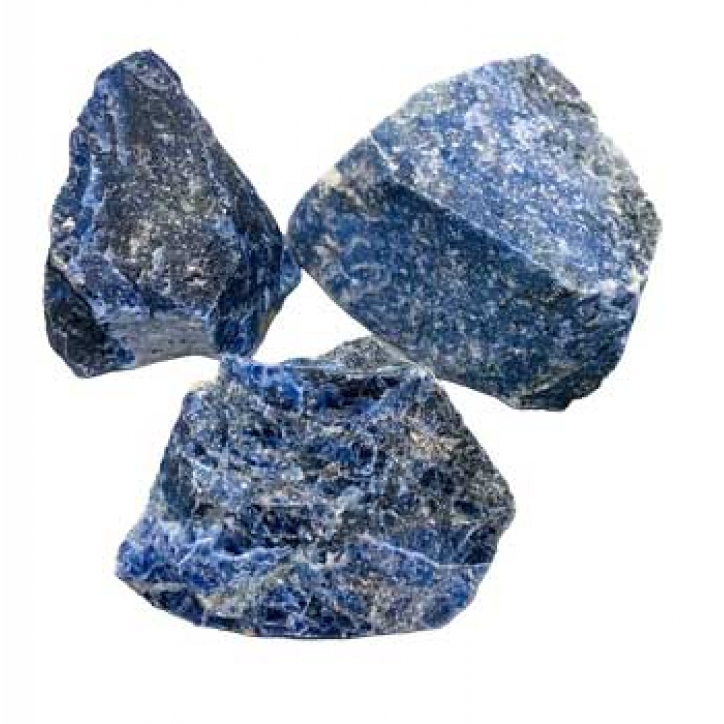 3 lb Sodalite Untumbled Stones - Vibrant Healing