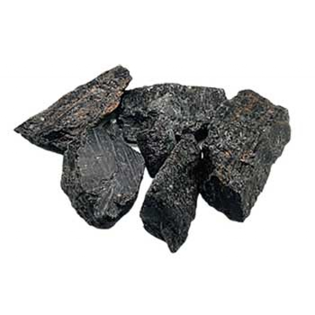 1 lb Black Tourmaline Untumbled Stones for Protection