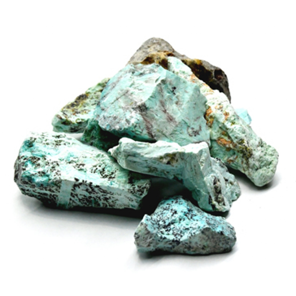 Turquoise Untumbled Stone - 1 lb