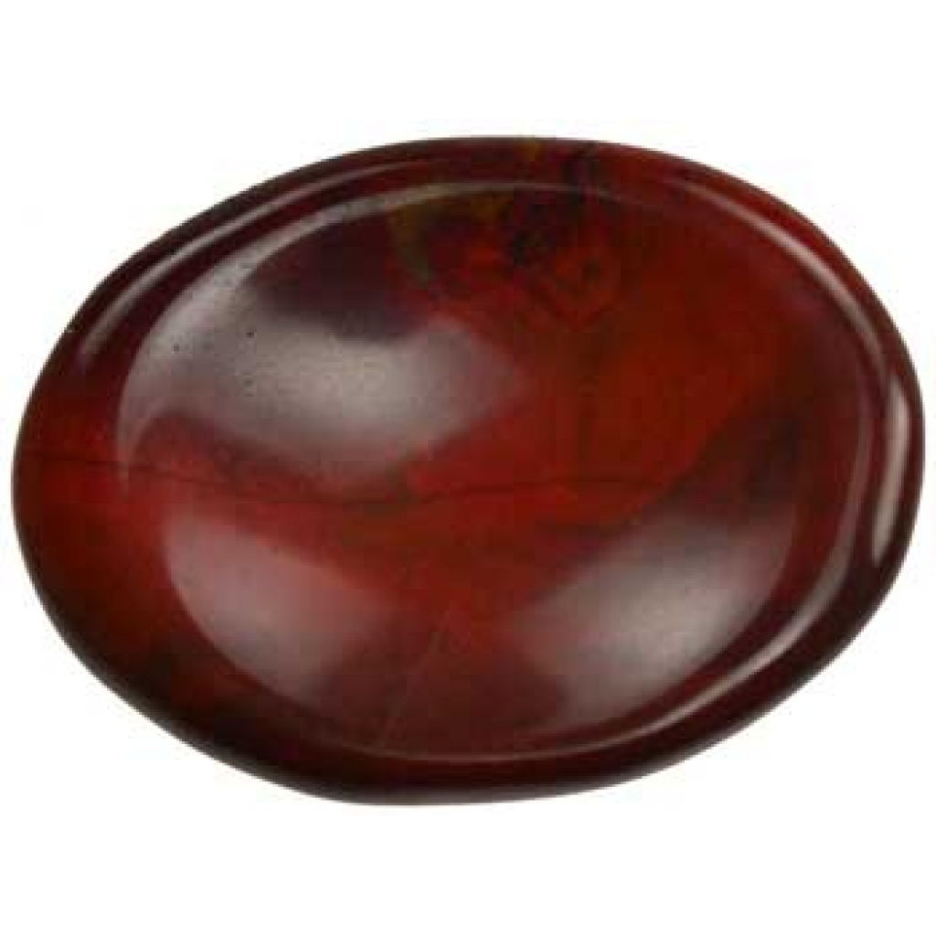 Red Jasper Worry Stone - Soothing Relief