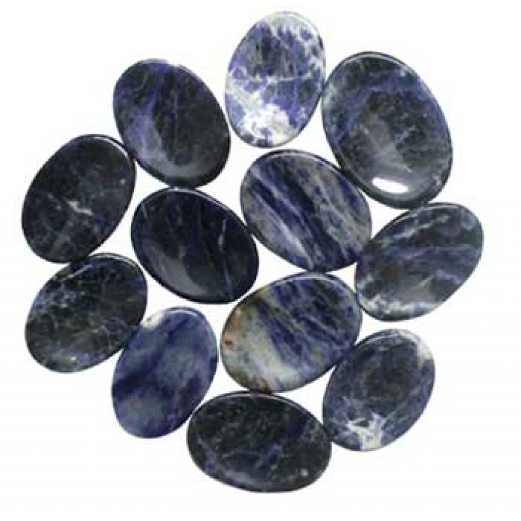 Sodalite Worry Stone - Calming Companion